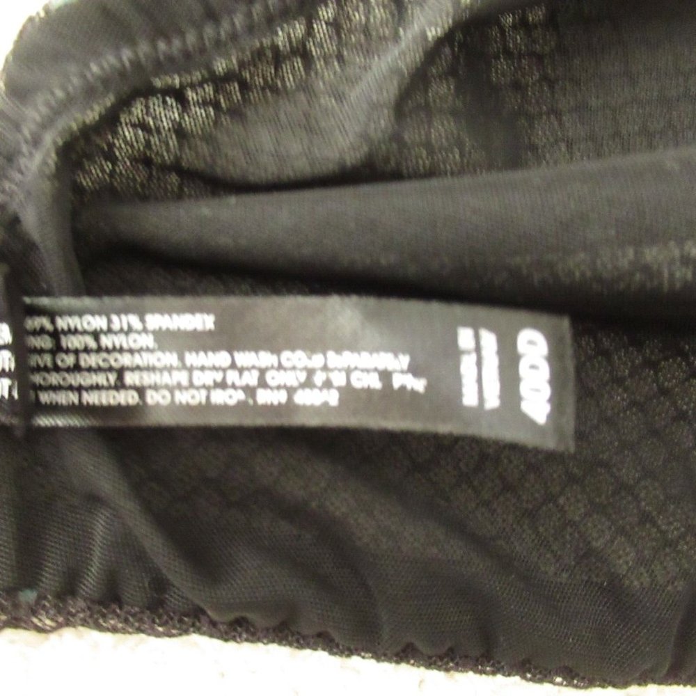 Torrid Curve Bra 40DD Black Blue Polka Dot Underwire Padded Plus Size - Picture 8 of 8